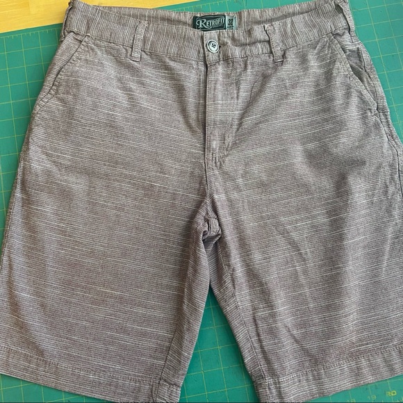 Retrofit Mauve Tailored Men’s Cotton Shorts Size 32 - Picture 3 of 6